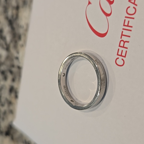 Cartier C De Cartier Diamond Ring in Platinum  0.07 CTW - Picture 2 of 6